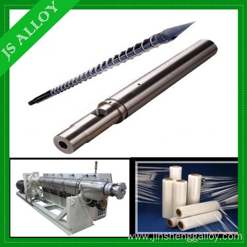 Injection molding screw barrel for plastic machine